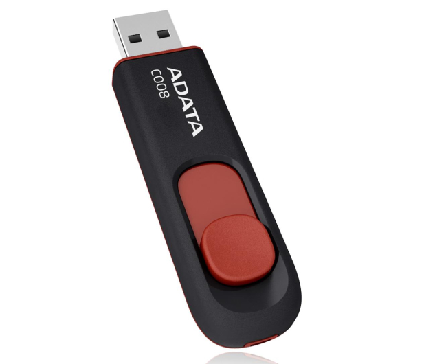 Adata DashDrive Classic C008 32GB Czarno-czerwony - 1202724 - zdjęcie 2